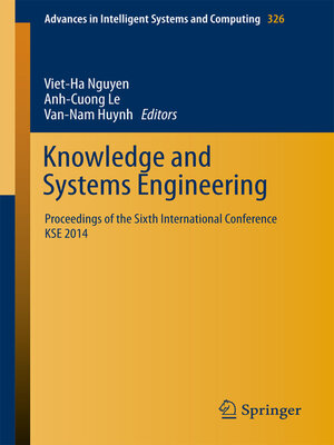 cover image of Knowledge and Systems Engineering